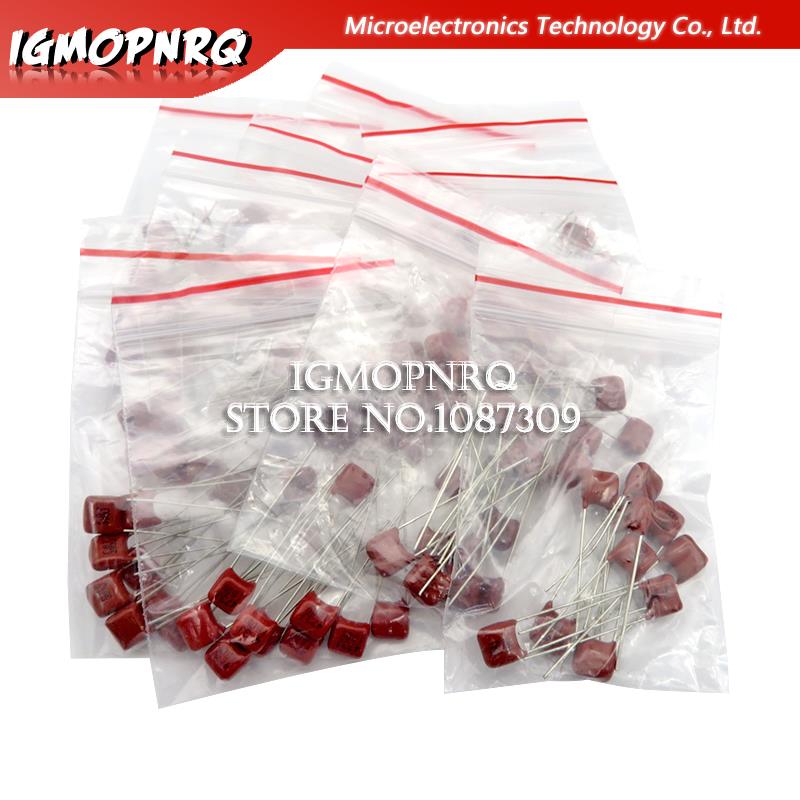Capacitor Kit Assortment - KIT 100PC=10value*10PCS Metallized Polyester Film Capacitors