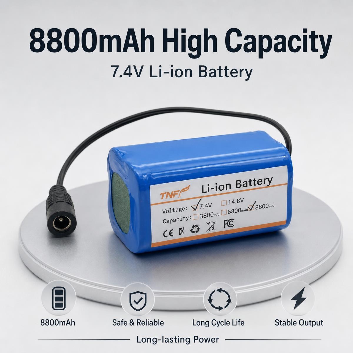 Diy Electronics Cleaner - New 7.4V 14.8V Rechargeable Li-ion Battery