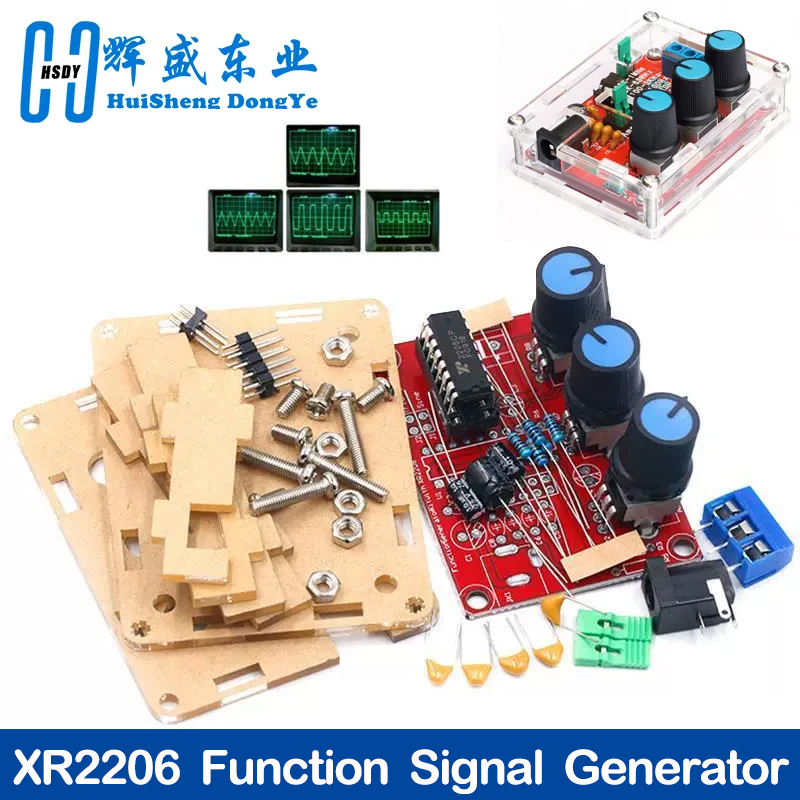 Hobby Diy Electronics Kit - 1Hz -1MHz XR2206 Function Signal Generator