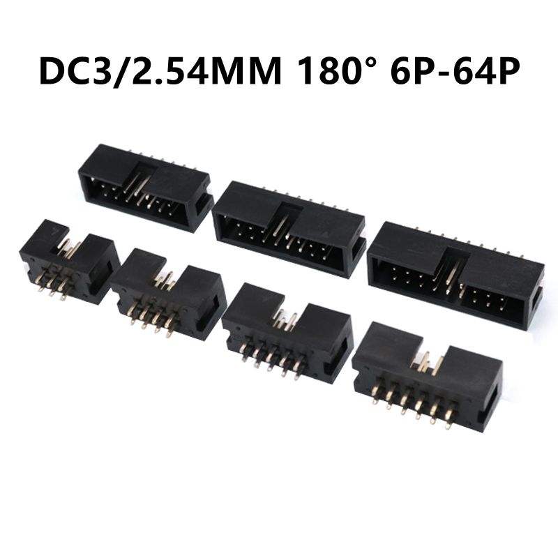 Male Female Header Pin - 10PCS IDC/JTAG 2.54 DC3 Male Pin