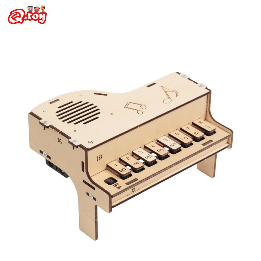 DIY Wooden Electronic Piano Mo - Diy Electronics Parts recension och pris