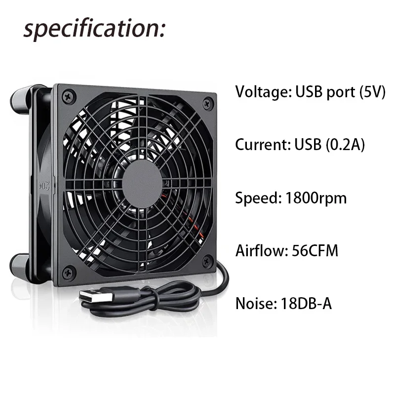 Router Cooling Fan High Airflo - Diy Electronics Box recension och pris