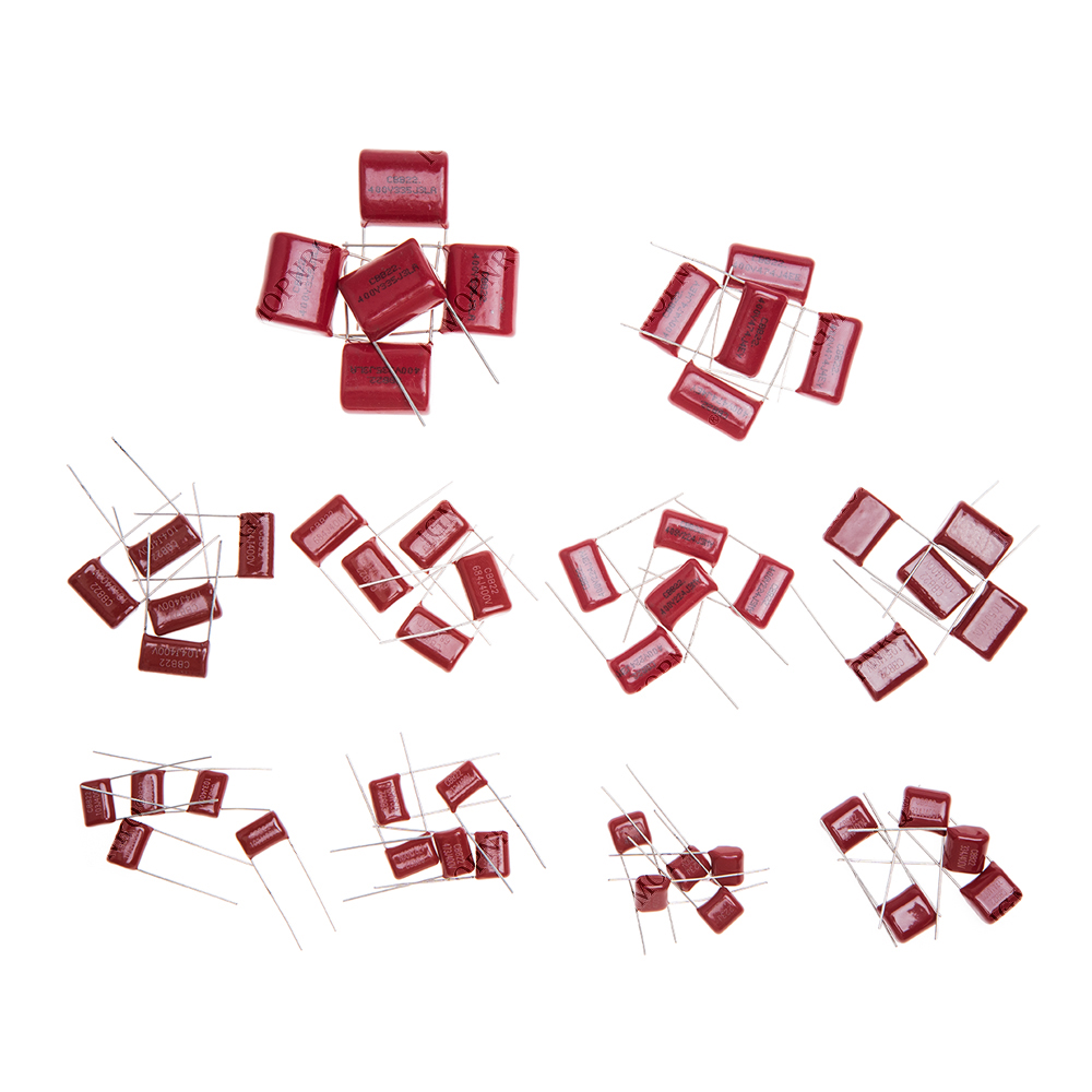 KIT 50PC=10value*5PCS Metalliz - Capacitor Kit Assortment recension och pris