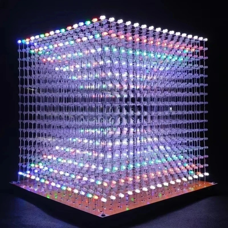 3 D16mini Light Cube Kit 16x16 - Diy Electronics Parts recension och pris