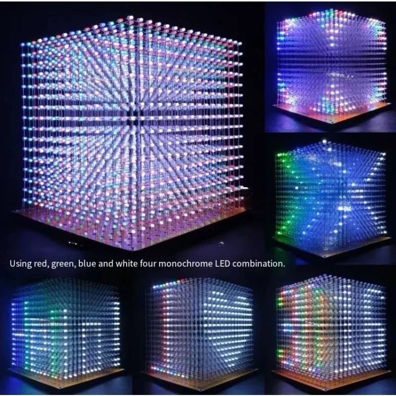 3 D16mini Light Cube Kit 16x16 - Diy Electronics Parts recension och pris