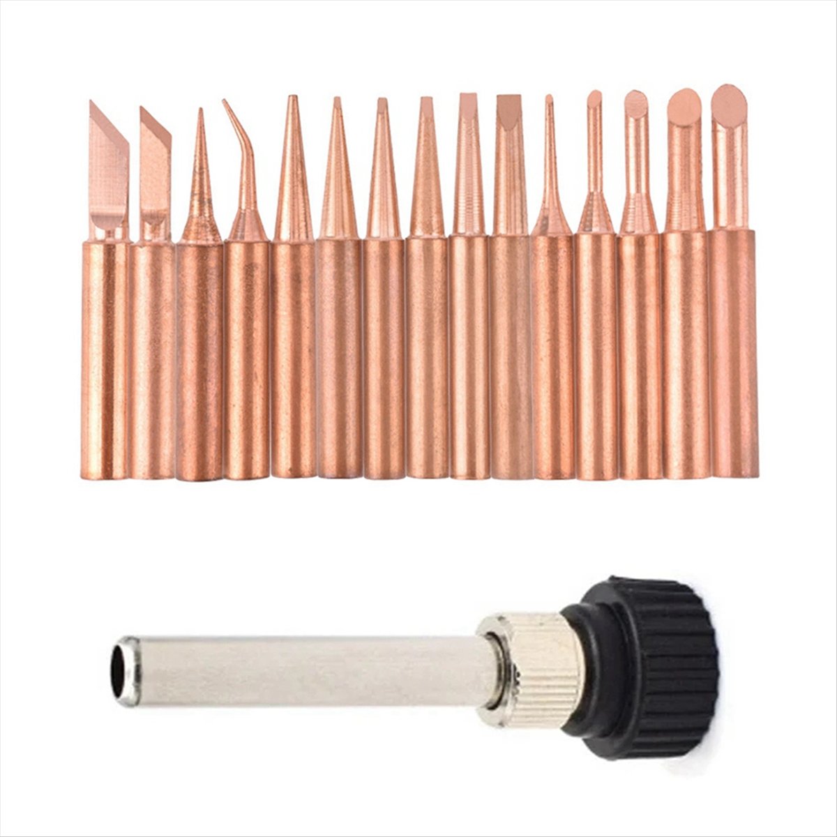 Fits for 15Pcs/Lot Pure Copper - Soldering Iron Kit recension och pris