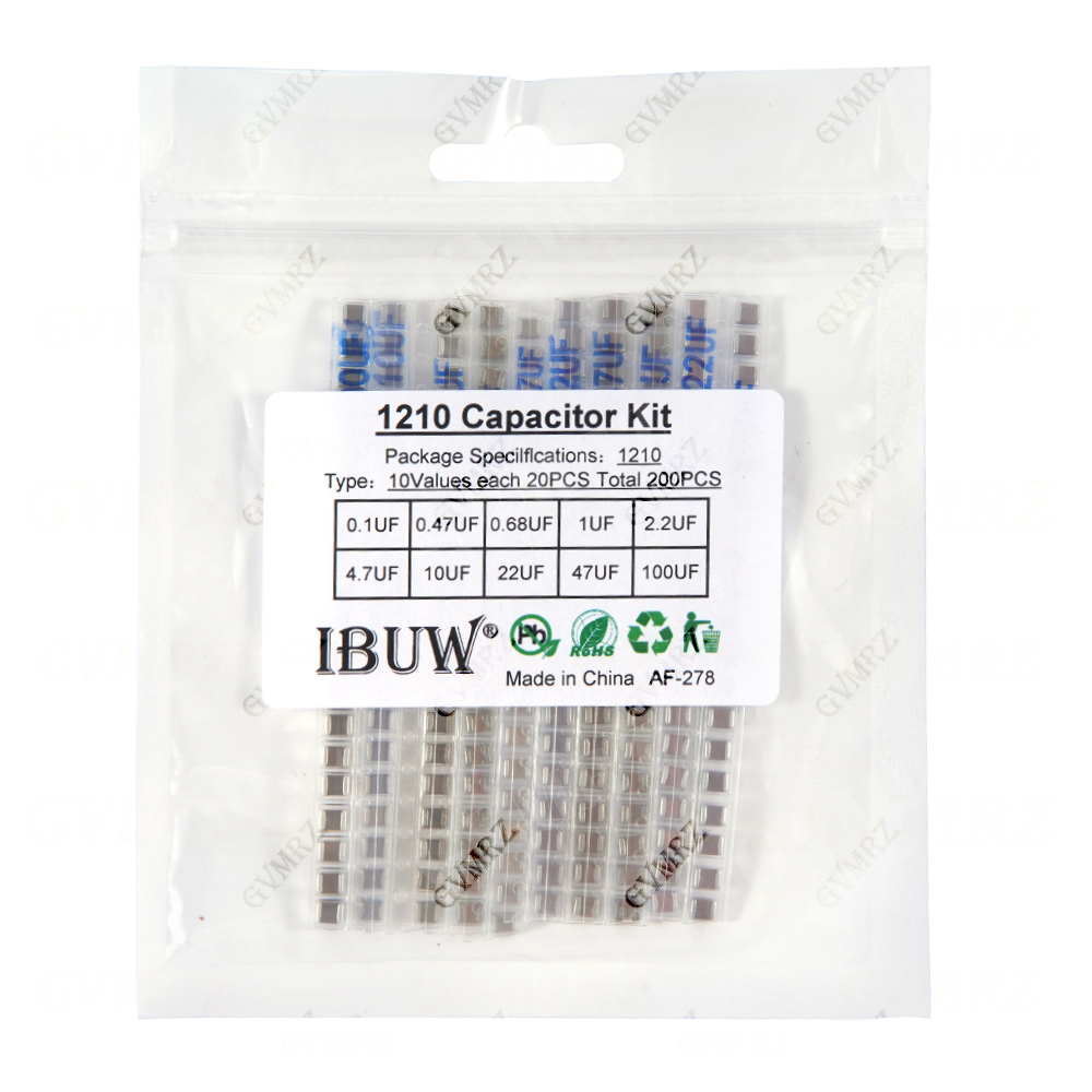 0402 0603 0805 1206 SMD Cerami - Capacitor Kit Assortment recension och pris