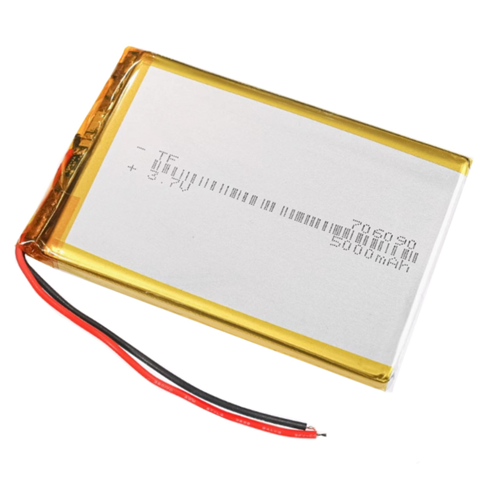 1-10pcs 3.7V 5000mAh 706090 60 - Diy Electronics Book recension och pris