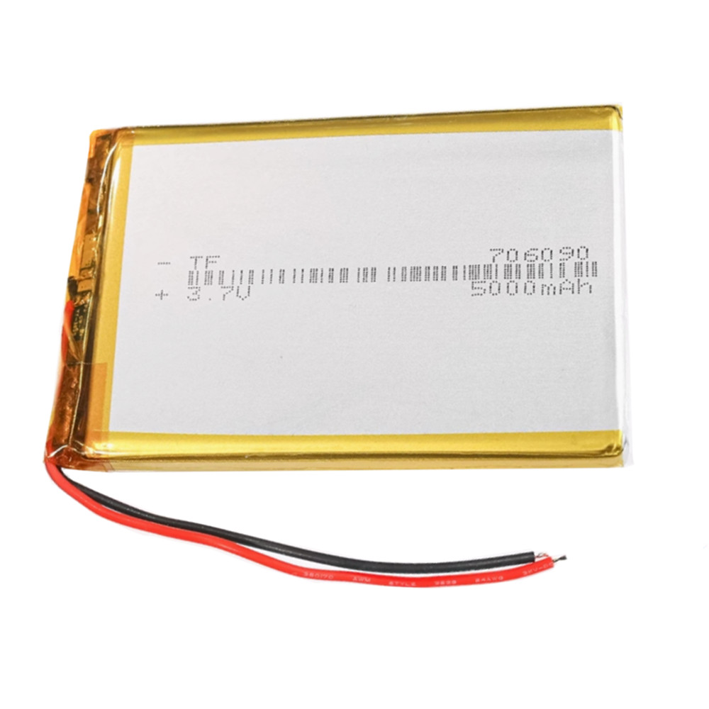 1-10pcs 3.7V 5000mAh 706090 60 - Diy Electronics Book recension och pris