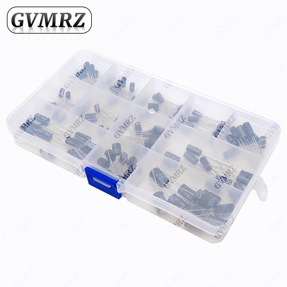 120PCS/lot 12values 1uF-470uF  - Capacitor Kit Assortment recension och pris