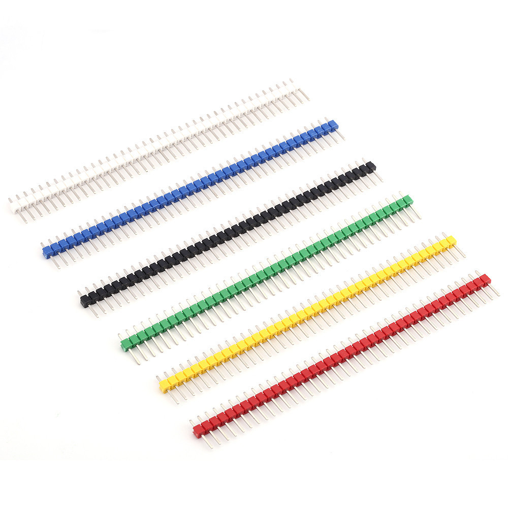 10PCS 2.54mm 1X40Pin Single Ro - Male Female Header Pin recension och pris