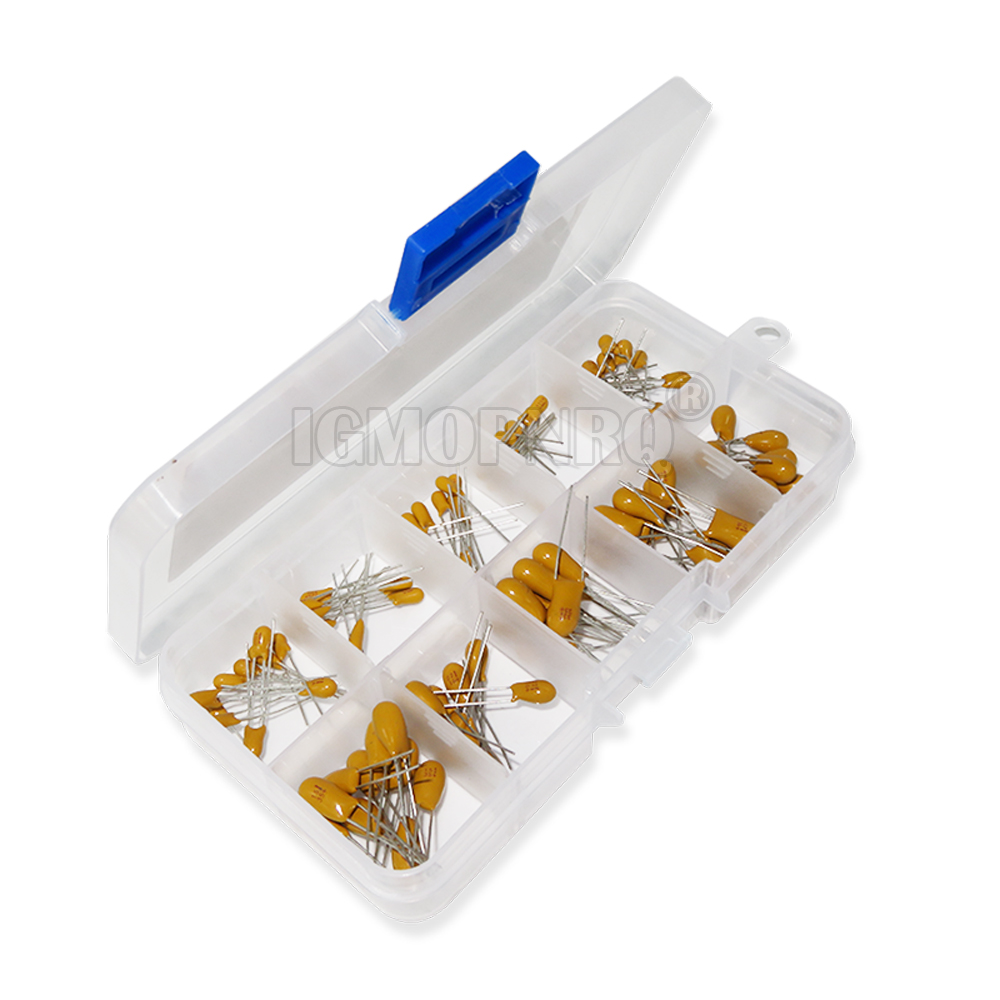 100PCS 10Value*10Pcs 16V Tanta - Capacitor Kit Assortment recension och pris