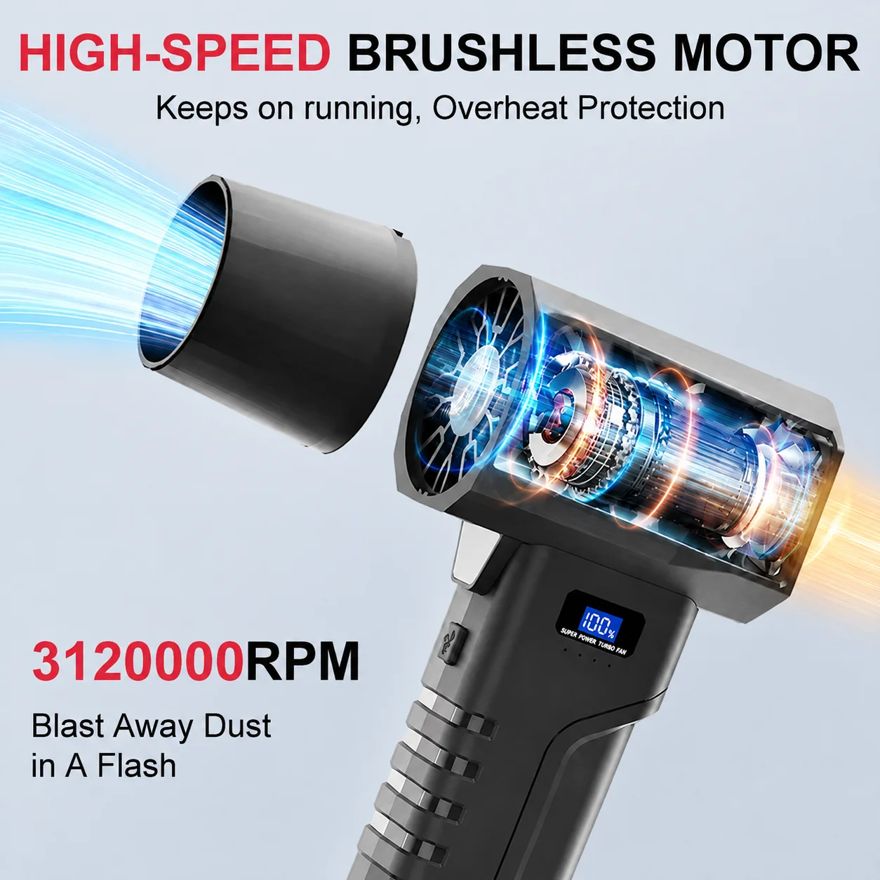 3120000RPM Jet Air Blower Supe - Diy Electronics Cleaner recension och pris