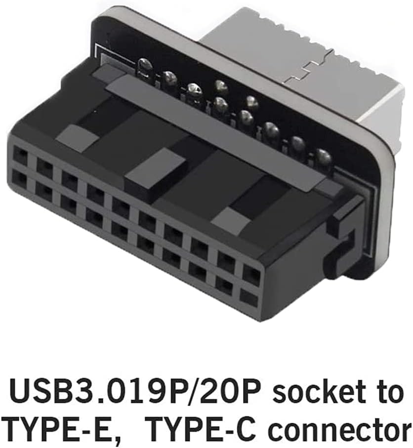 USB 3.0 19/20Pin to Type E Ada - Male Female Header Pin recension och pris