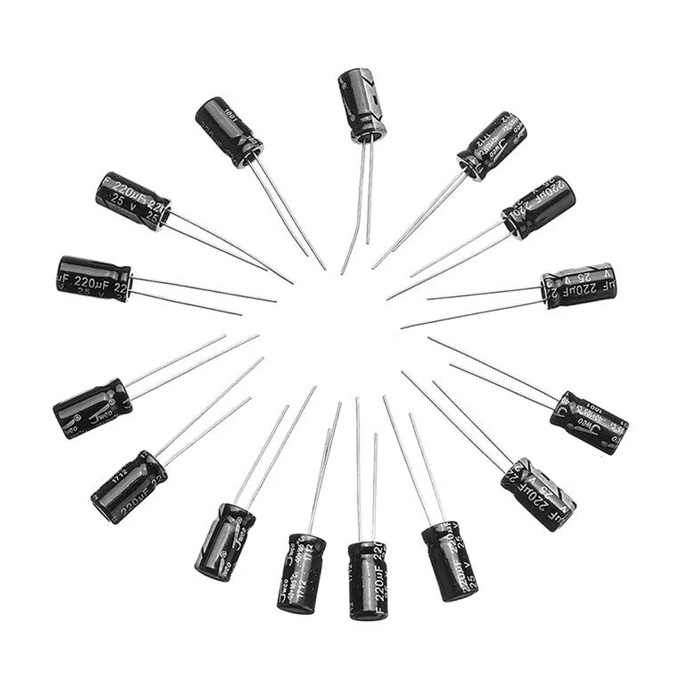 24 Kinds 500Pcs Electrolytic C - Capacitor Kit Assortment recension och pris