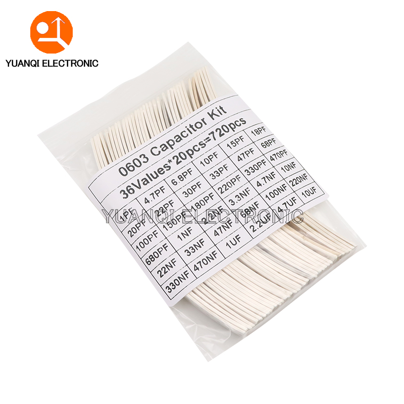 320PCS 720PCS 0603 0805 1206 S - Capacitor Kit Assortment recension och pris