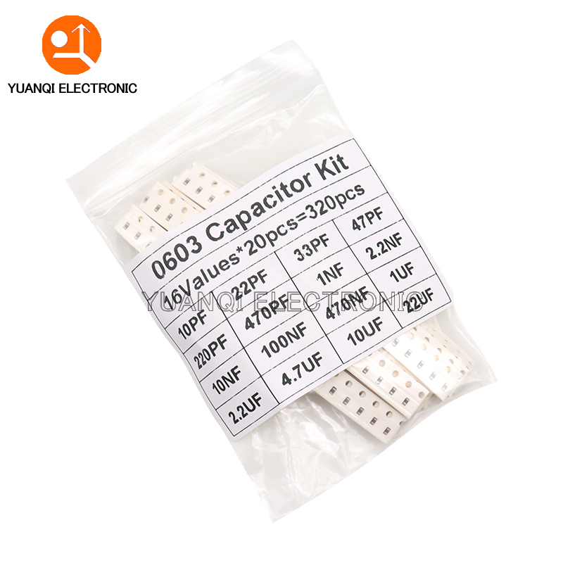 320PCS 720PCS 0603 0805 1206 S - Capacitor Kit Assortment recension och pris