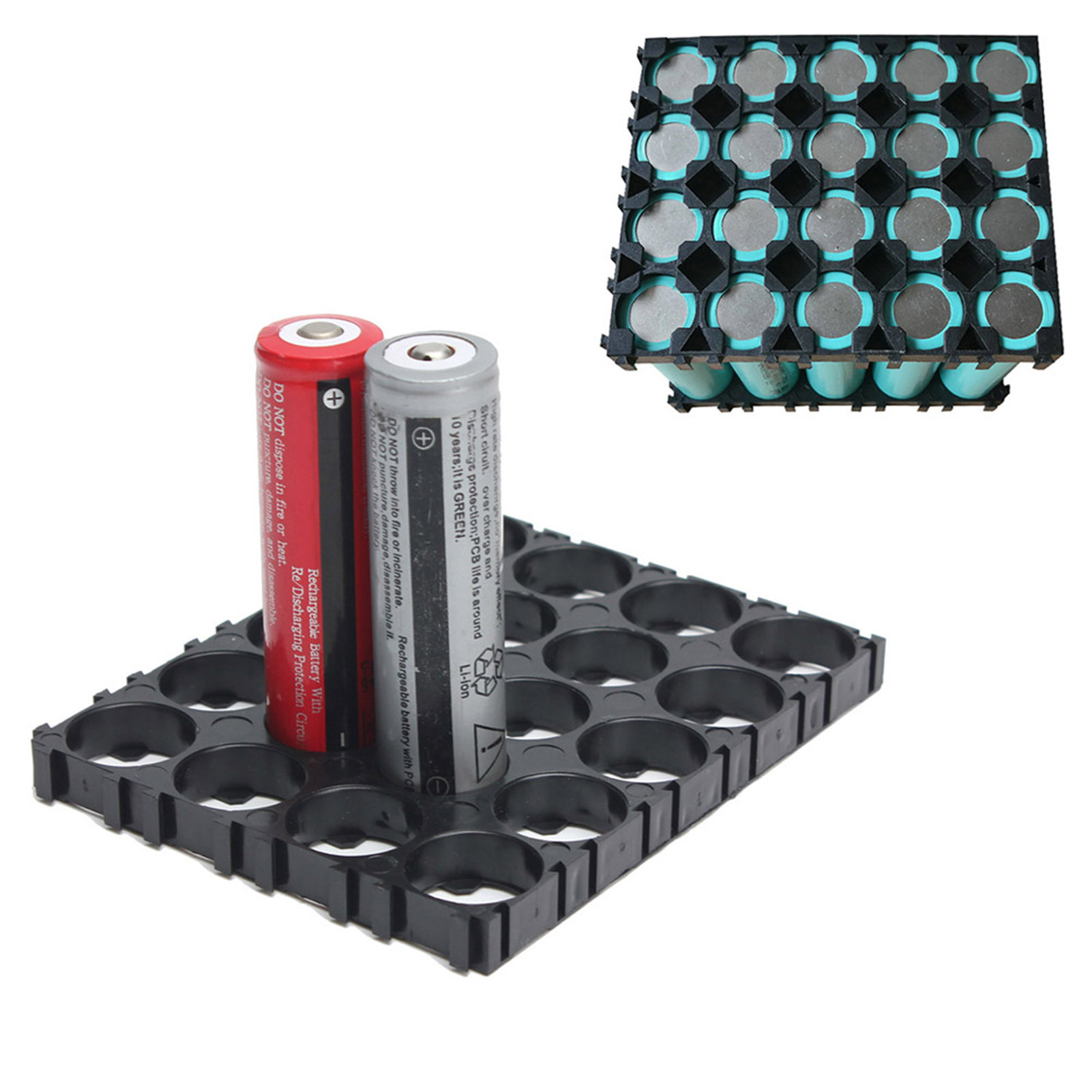 Plastic 18650 Battery Holder f - Diy Electronics Rack recension och pris