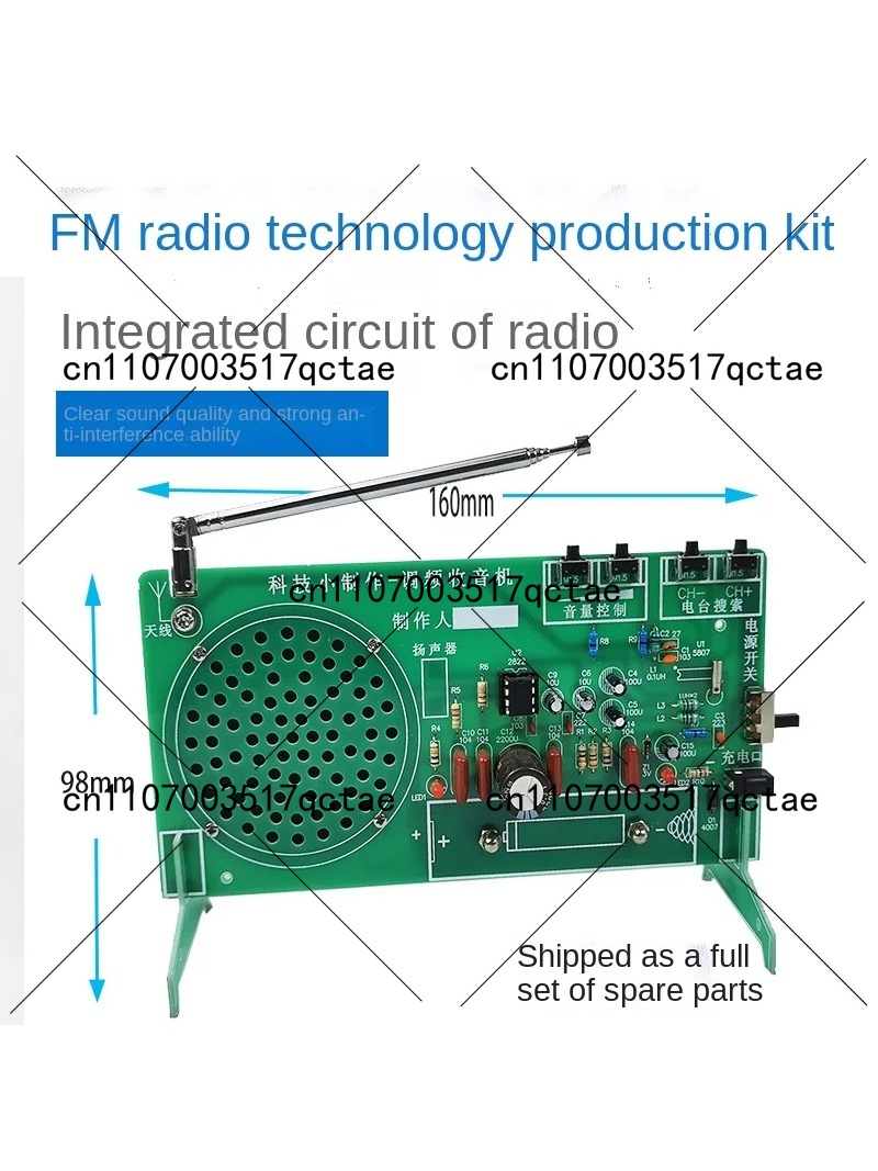Radio Kit FM FM FM electronic  - Diy Electronics Parts recension och pris