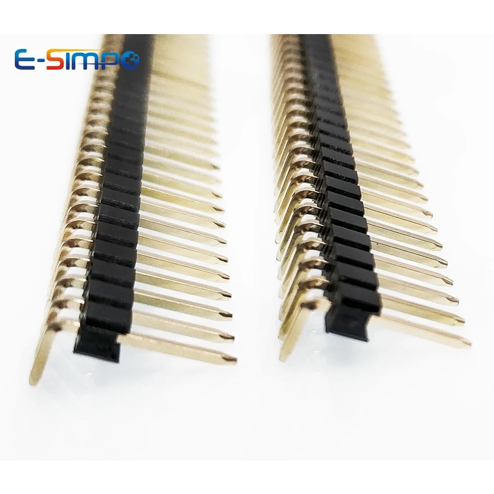 100pcs 2.54mm Single Row Break - Male Female Header Pin recension och pris